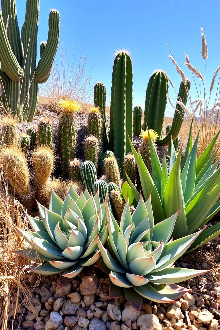Flower Bed with Succulents - 24 Flower Bed Ideas