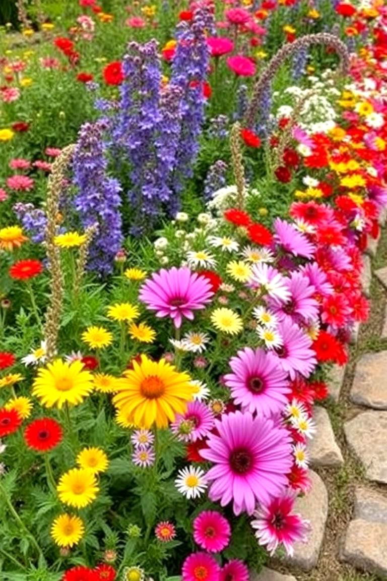 Flower Borders for a Vibrant Display - 24 Cottage Garden Ideas