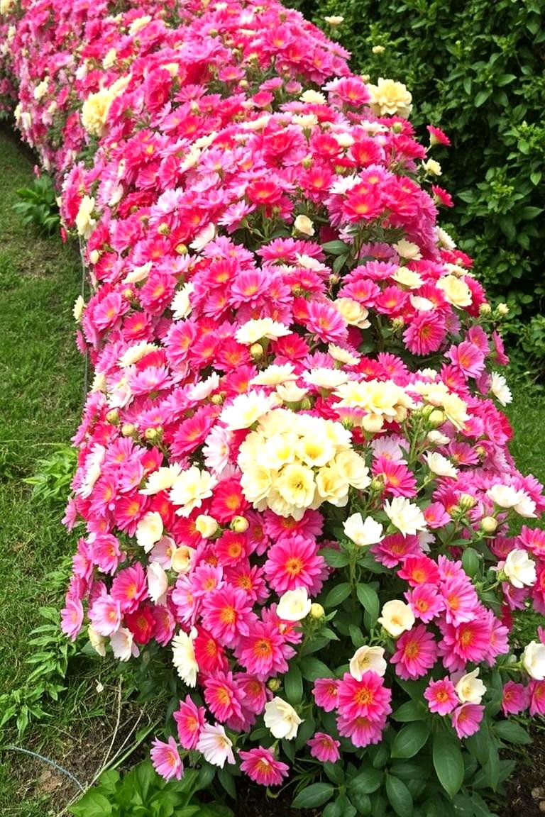 Flowering Shrub Border Divider - 24 Garden Divider Ideas