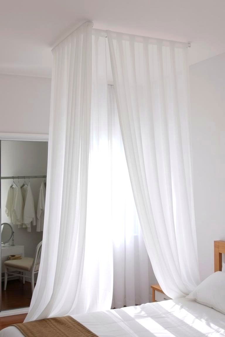 Flowing Curtain Divider - 24 Room Divider Ideas