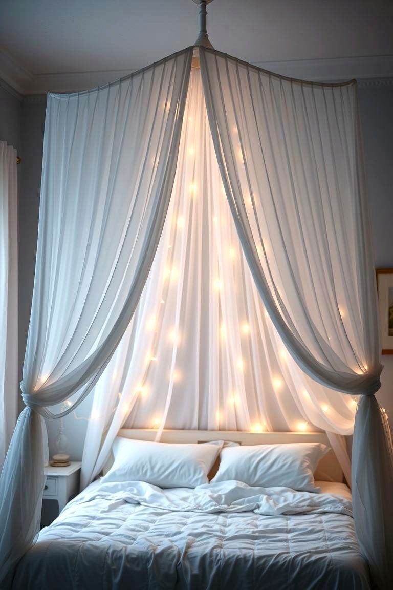 Fluffy Cloud Canopy - 24 Cloud-Themed Bedroom Ideas