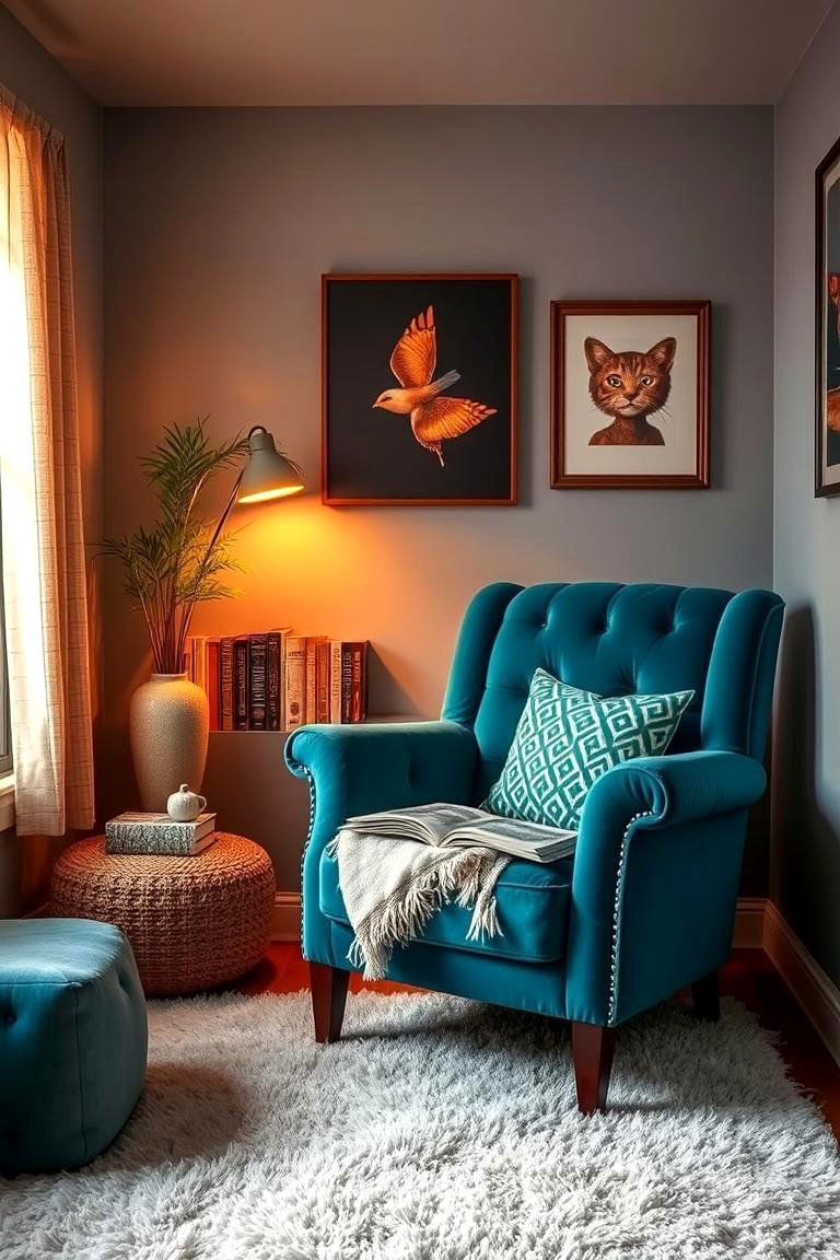 Fluffy Textures and Plush Fabrics - 24 70s Bedroom Decor Ideas