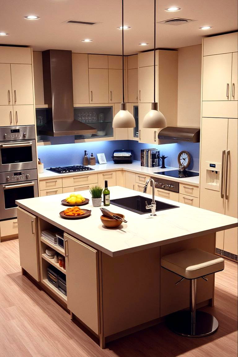 Fluorescent Lighting - 24 1980s Kitchen Ideas
