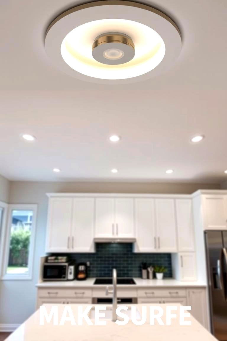 Flush Mount Lights for Low Ceilings - 24 Kitchen Island Lighting Ideas