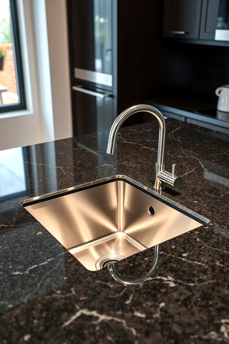 Flush Mount Sink - 24 Kitchen Sink Ideas