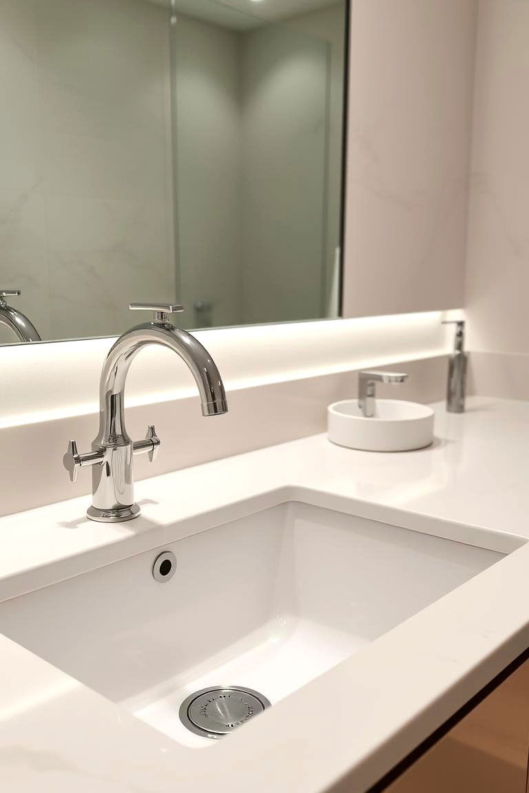 Focus on High Quality Fixtures - 24 Neutral Bathroom Ideas