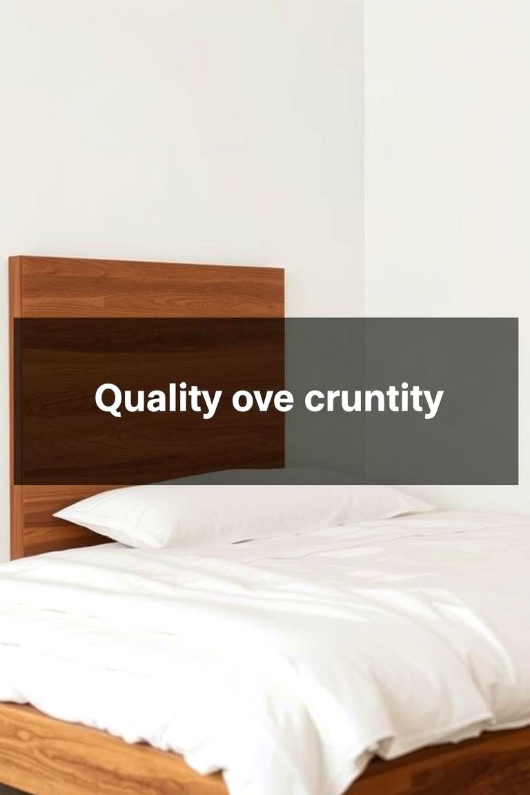 Focus on Quality Over Quantity - 24 Minimalist Bedroom Ideas