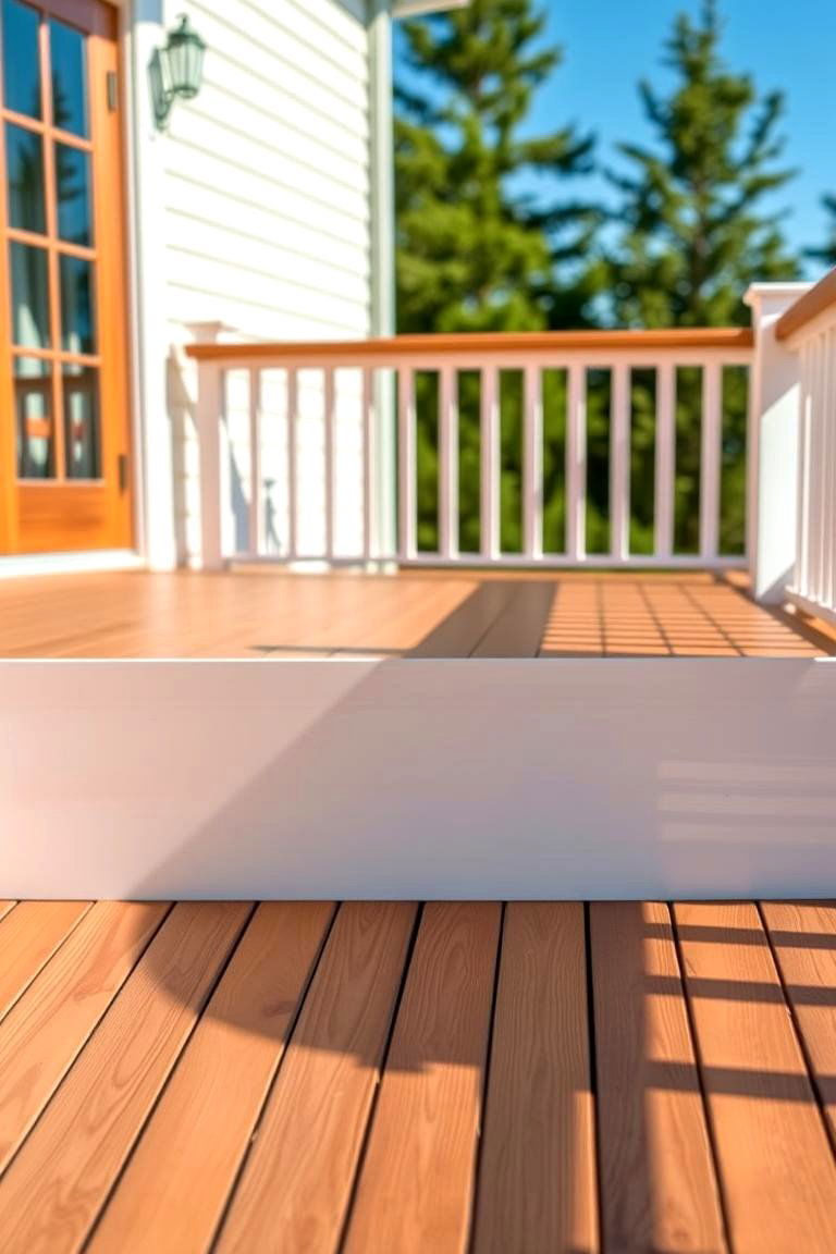 Focus on the Deck Skirting - 24 Two Tone Deck Color Schemes