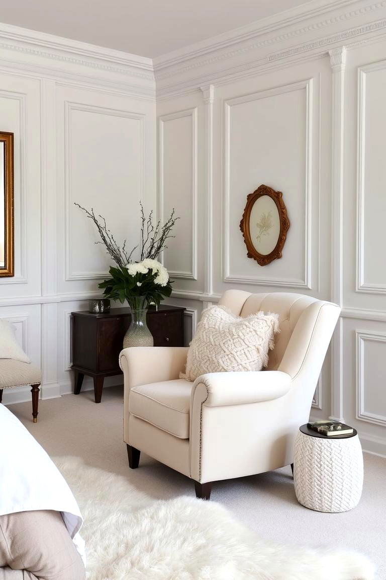 Focusing on Texture with Cream - 24 White and Cream Bedroom Ideas