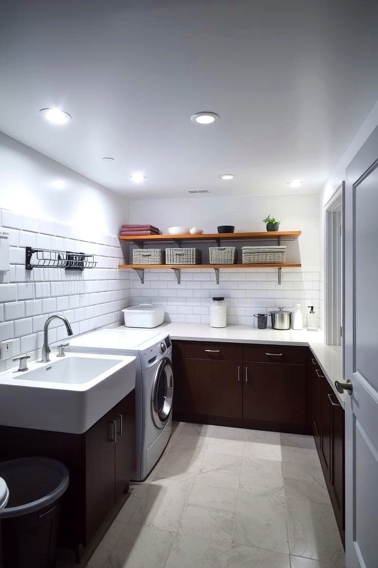 Fold Down Work Surface - 24 Utility Room Ideas