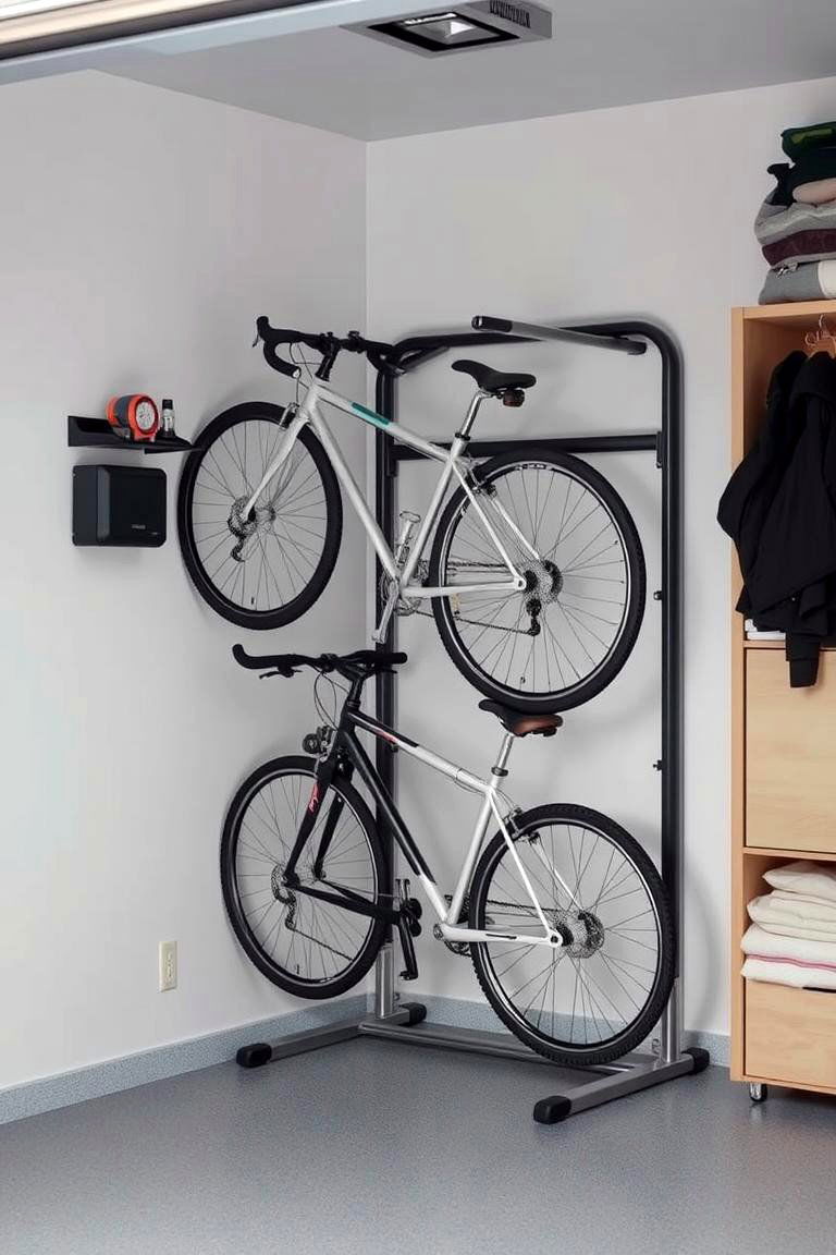 Foldable Bike Storage Solutions - 24 Garage Bike Storage Ideas