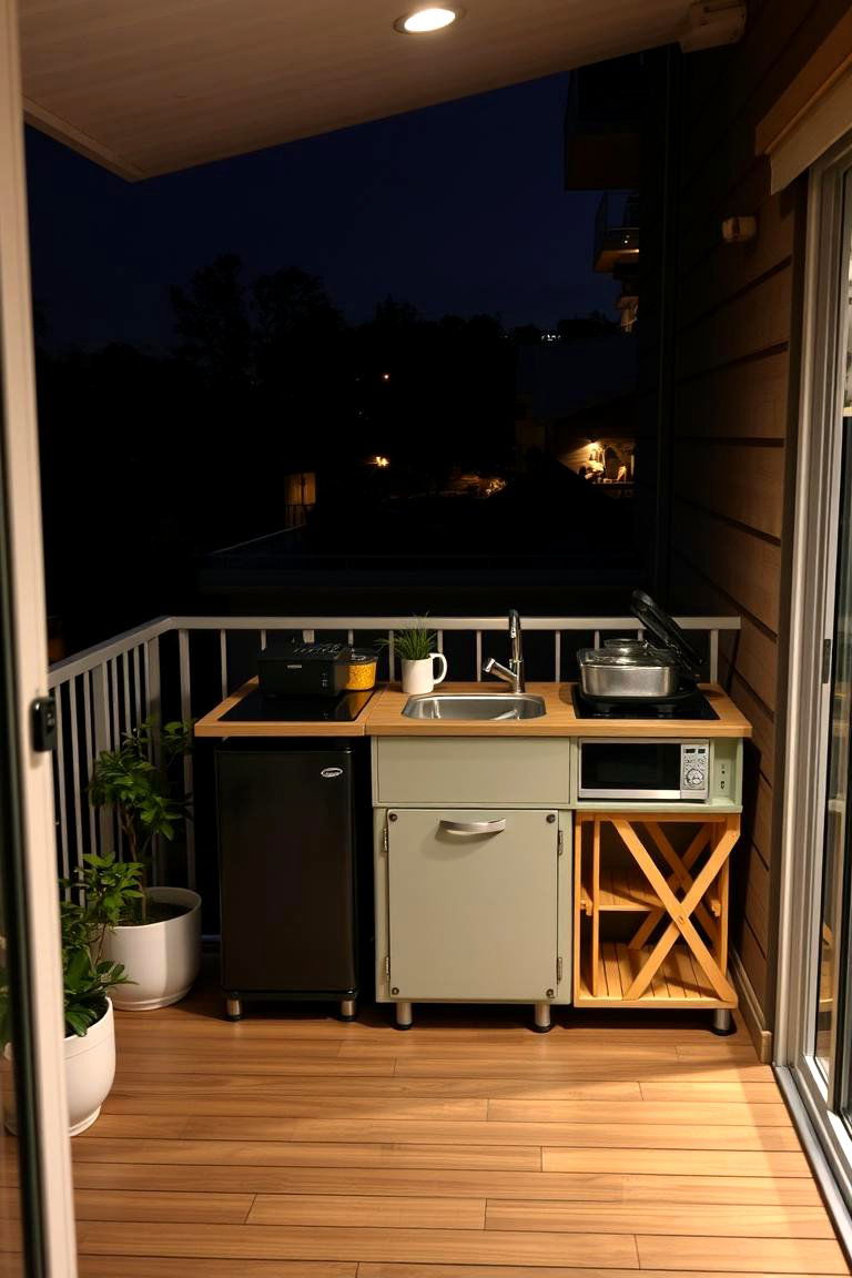 Foldable Kitchen Setup - 24 Small Outdoor Kitchen Ideas