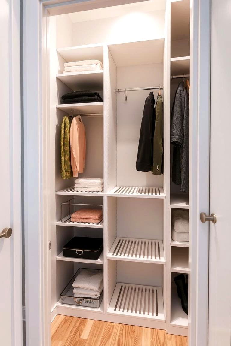 Foldable Shelves - 24 Closet Shelving Ideas