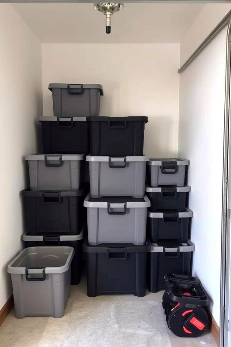 Foldable Storage Boxes - 24 Power Tool Storage Ideas