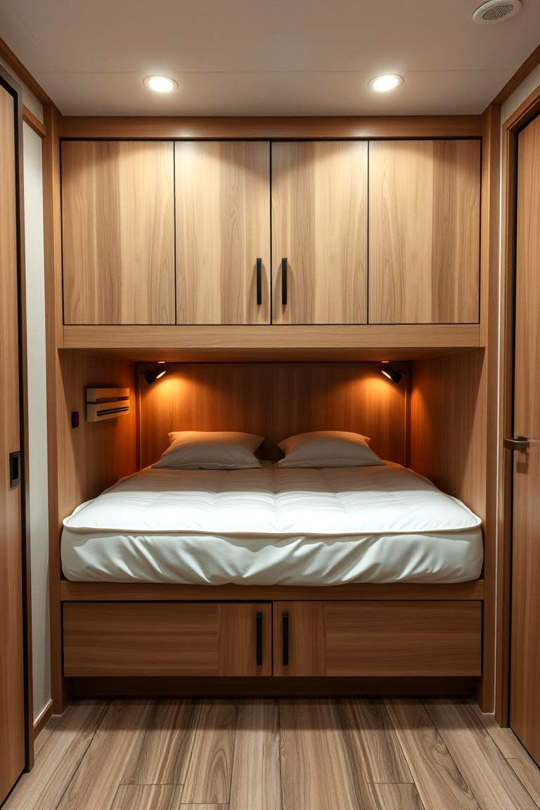 Foldable or Wall Mounted Beds - 24 2 Beds in One Small Room Ideas
