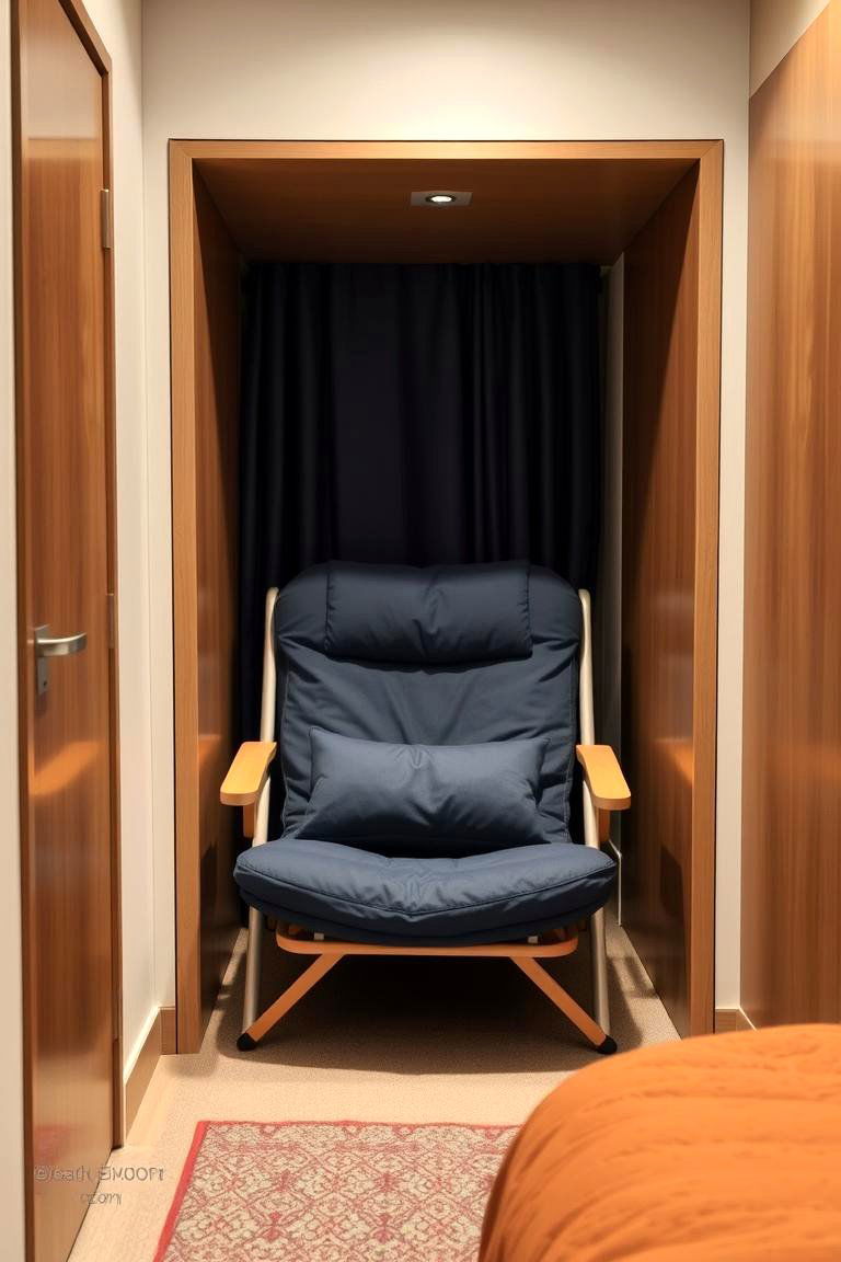 Folding Chair for Space Saving - 24 Bedroom Chair Ideas