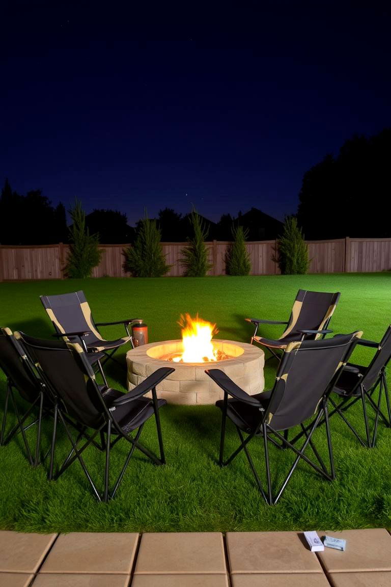 Folding Lounge Chairs for Flexibility - 24 Fire Pit Chair Ideas