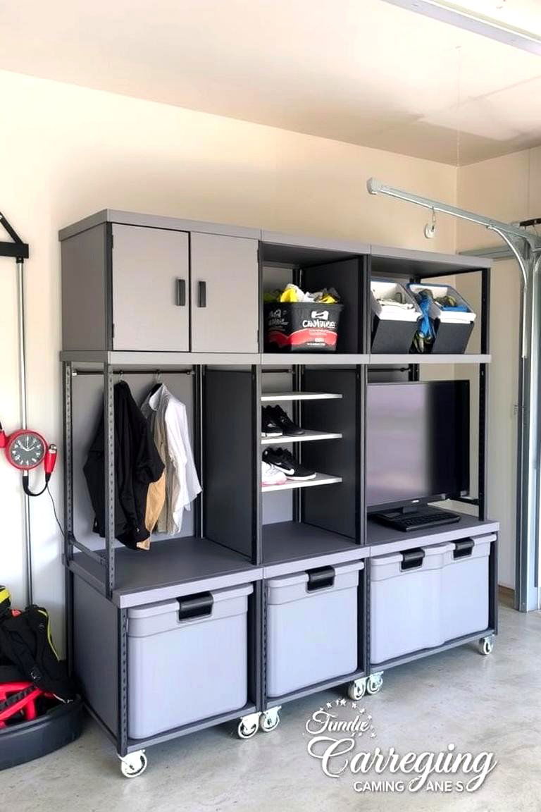 Folding Storage Furniture - 24 Garage Storage Ideas