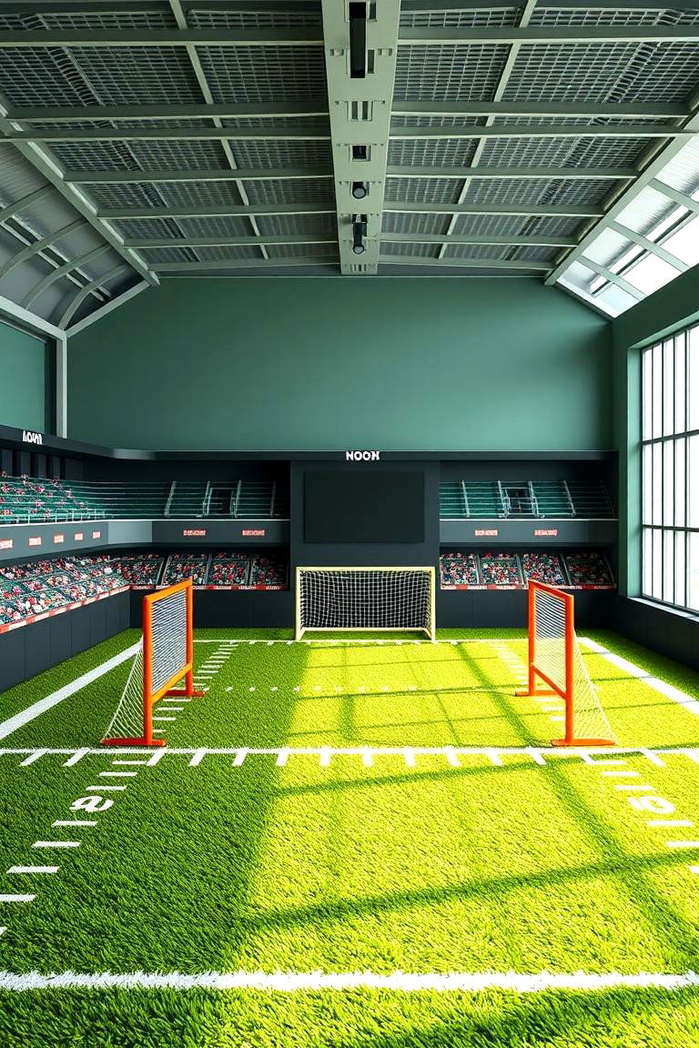 Football Field Nursery - 24 Sports Nursery Ideas