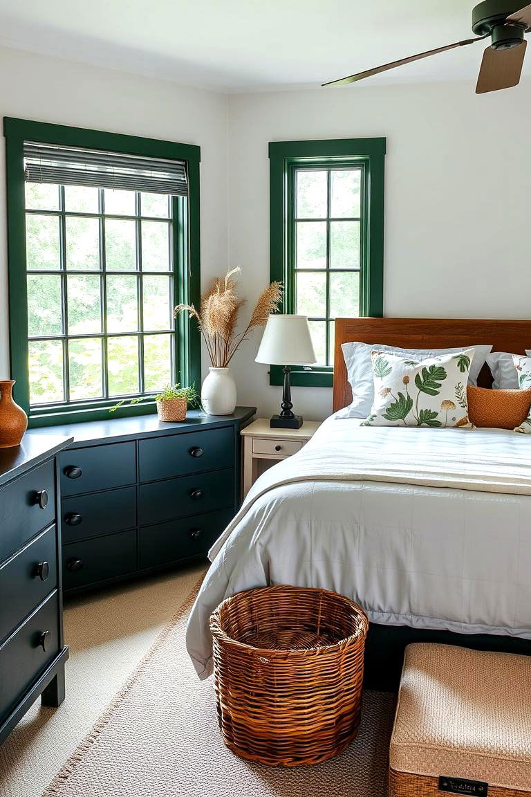 Forest Green Furniture - 24 Green Bedroom Ideas