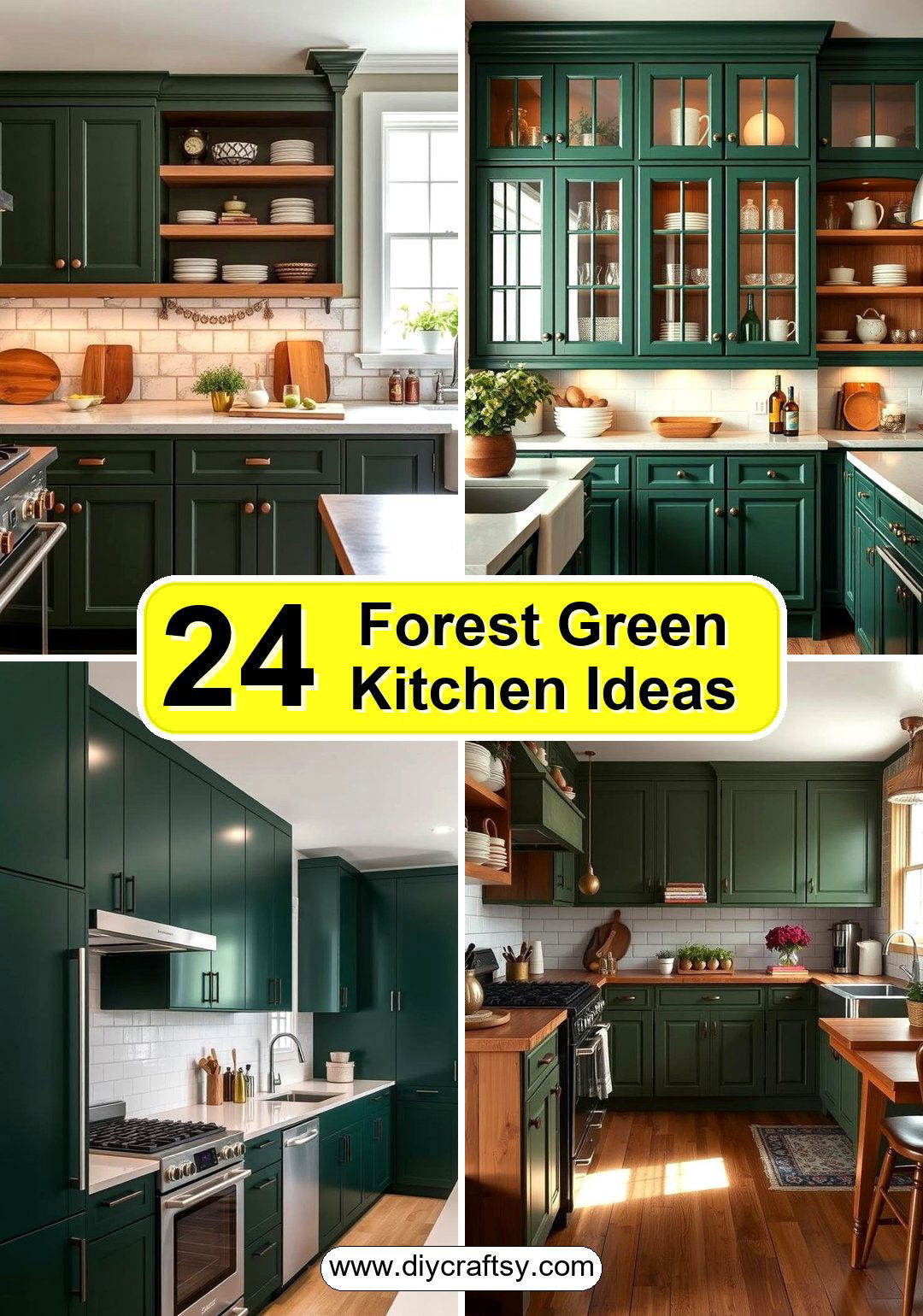 Forest Green Kitchen Ideas