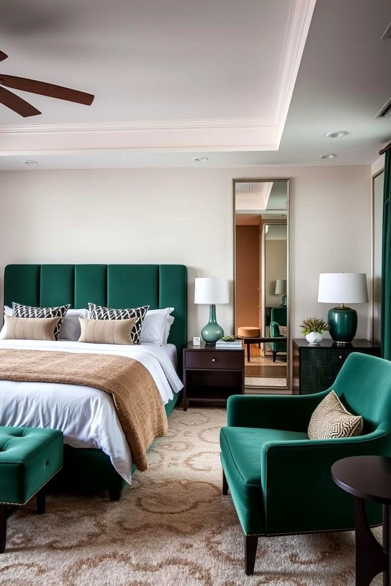 Forest Green Statement Furniture - 24 Forest Green Bedroom Ideas
