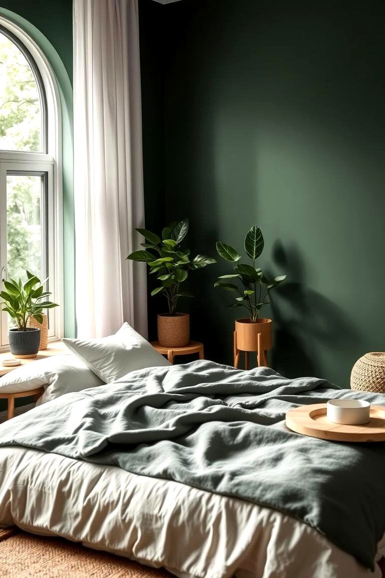Forest Green Zen Retreat - 24 Forest Green Bedroom Ideas