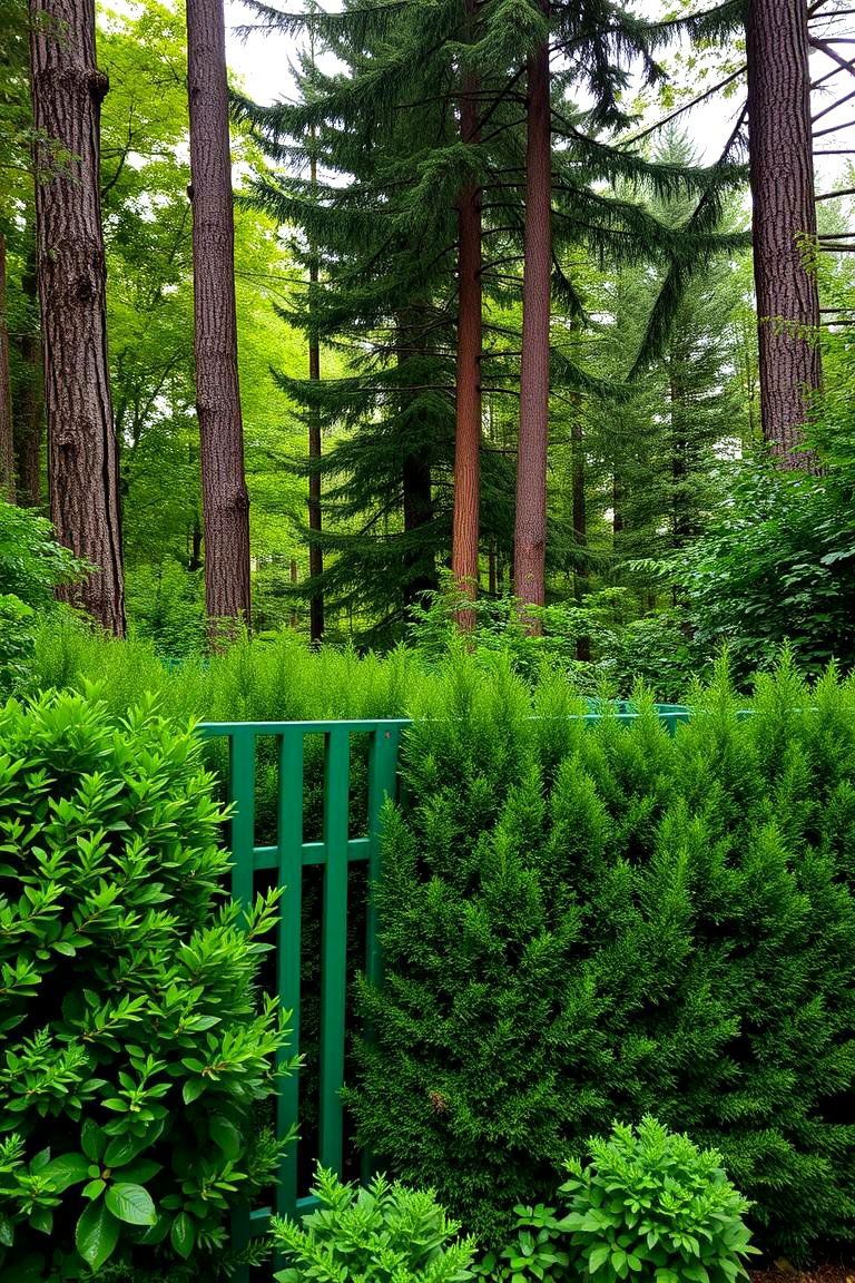Forest Green for a Rich Lush Feel - 24 Fence Paint Colours