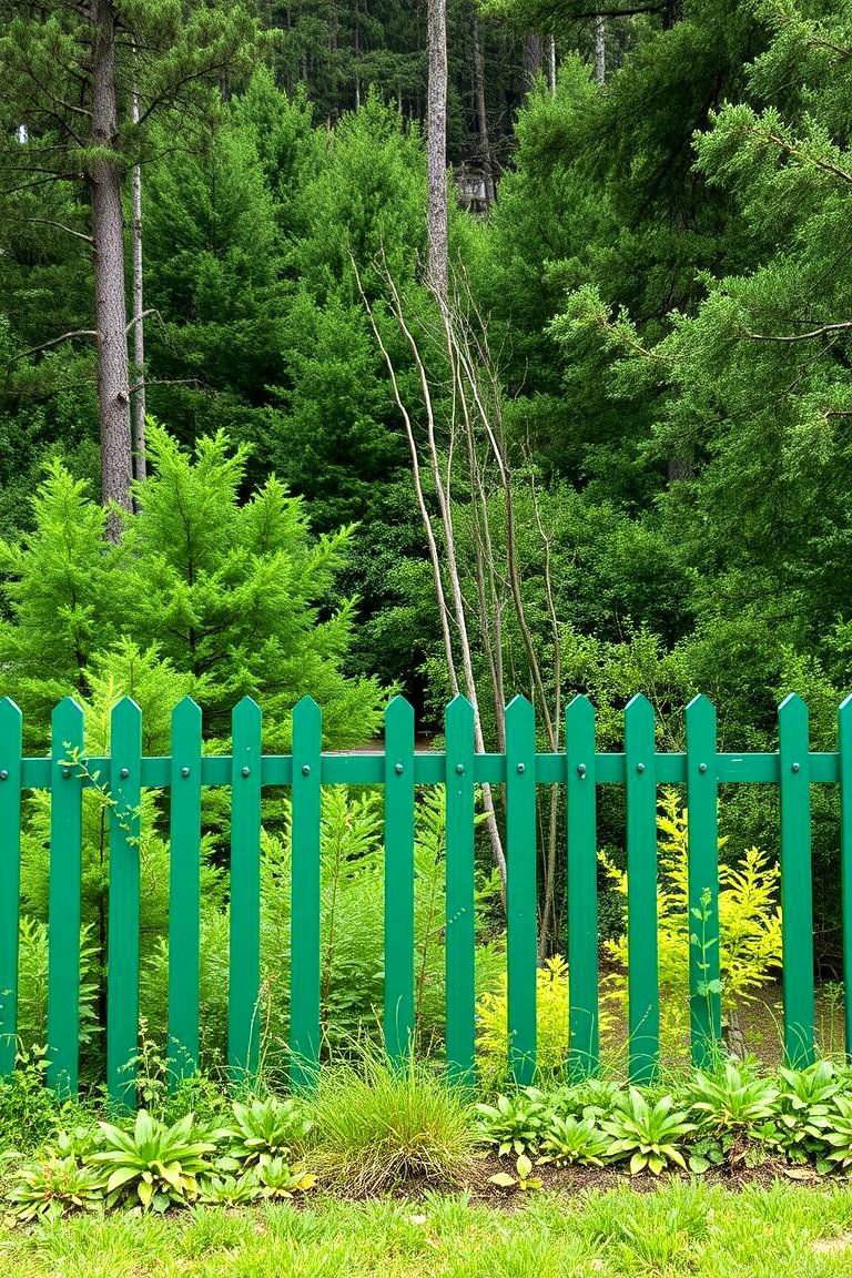 Forest Green - 24 Garden Fence Colour Ideas