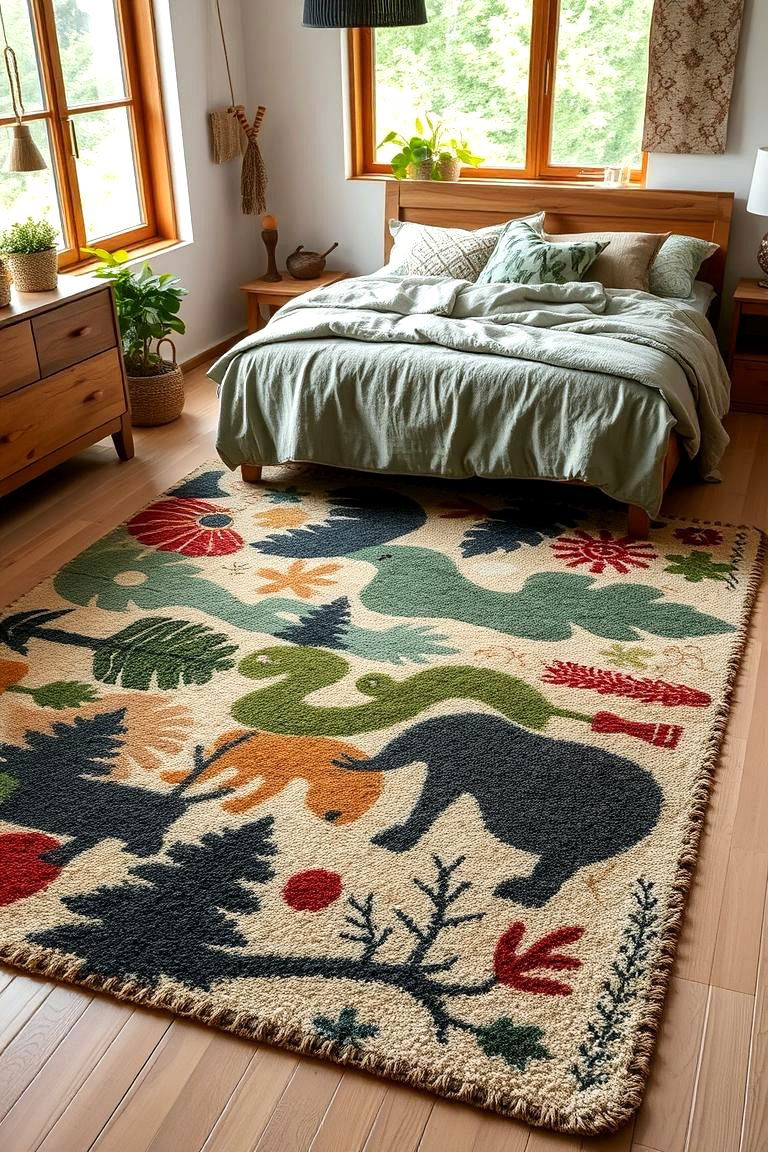 Forest Themed Rugs - 24 Forest Themed Bedroom Ideas