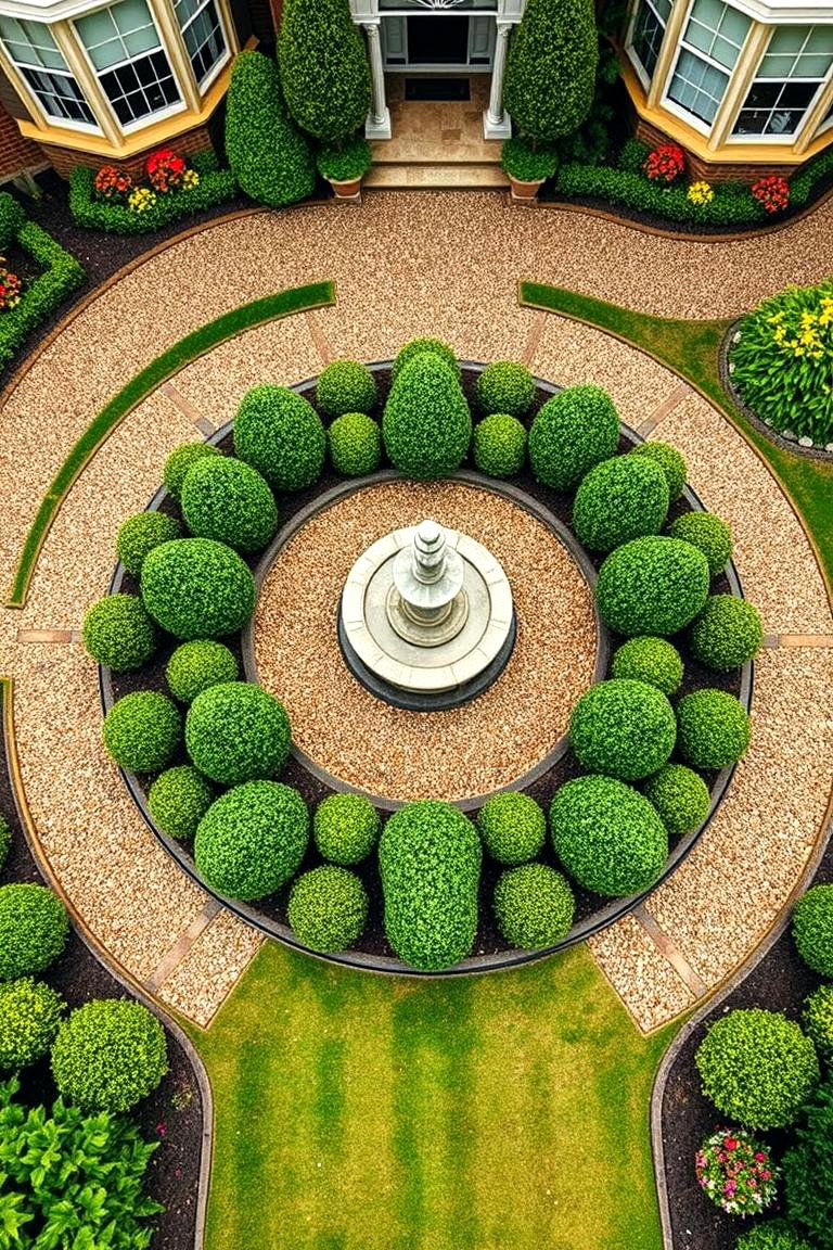 Formal Planting Beds - 24 Victorian Front Garden Ideas