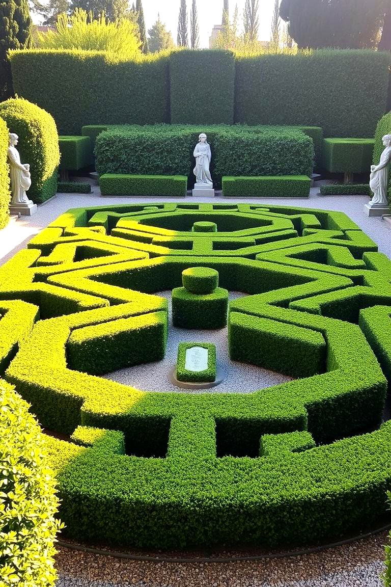 Formal Symmetry with Boxwood Hedges - 24 Italian Garden Design Ideas