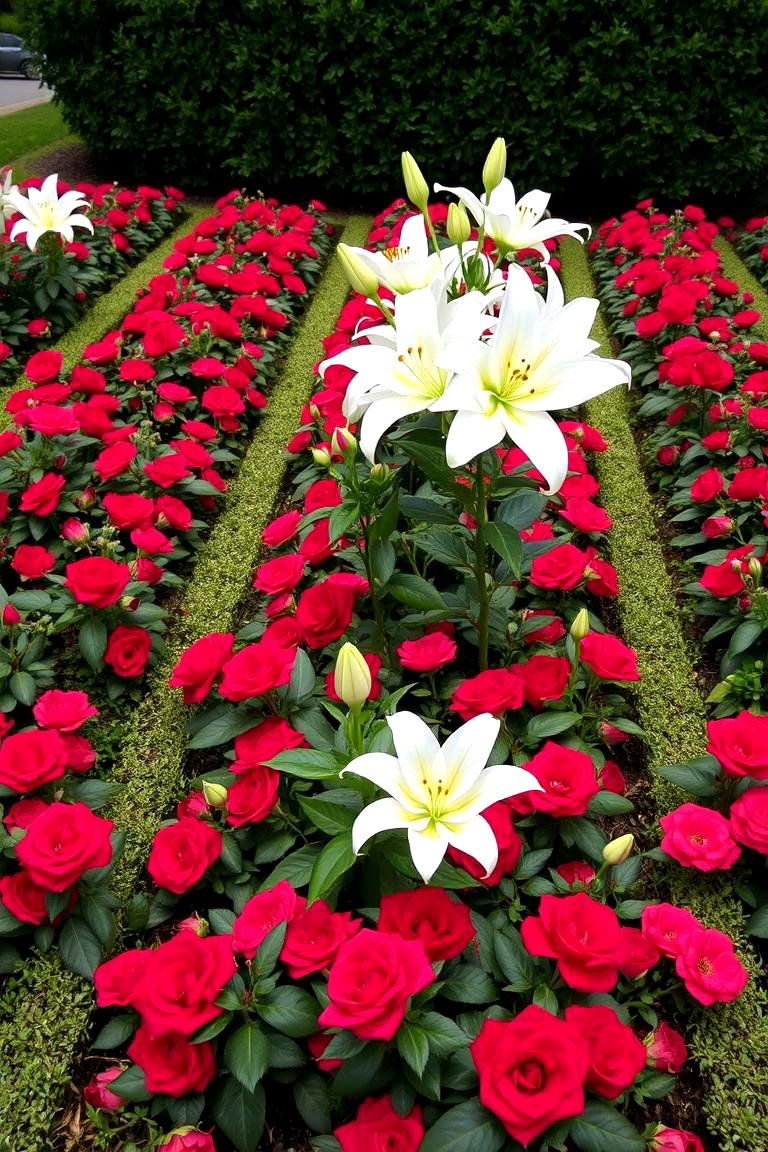 Formal and Structured Design - 24 Perennial Flower Bed Ideas