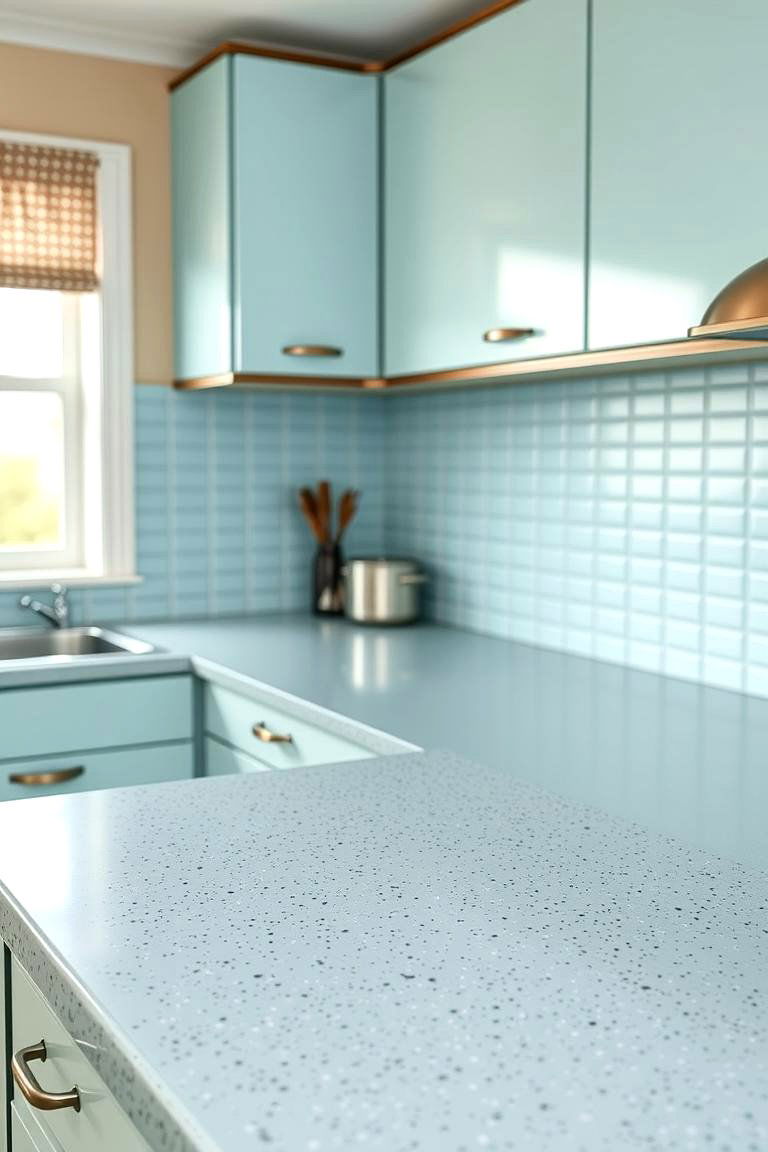 Formica Countertop Comeback - 24 Retro Kitchen Ideas