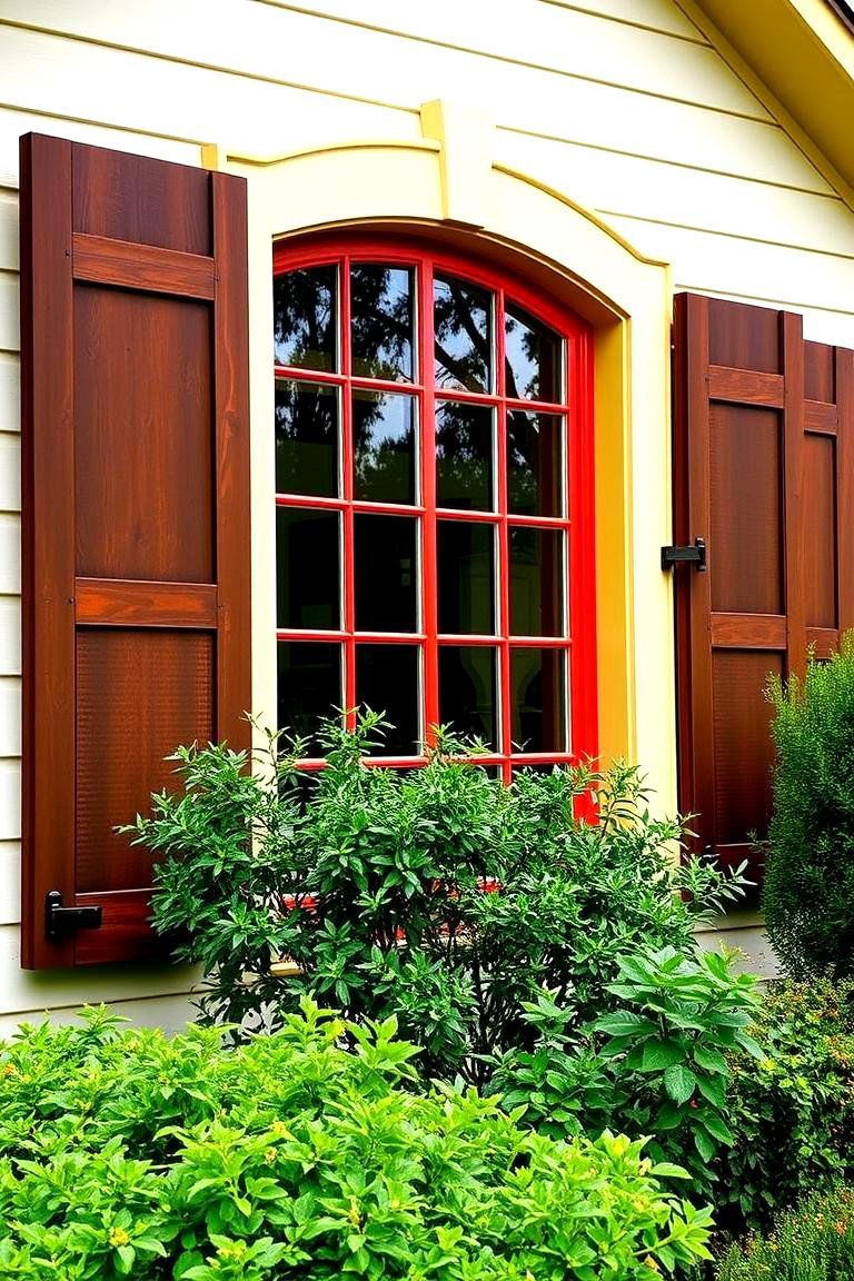 Frame Your Windows with Shutters - 24 Curb Appeal Inspiration for Ranch Homes