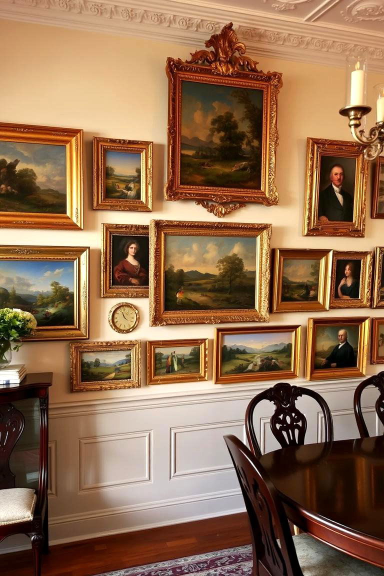 Framed Artwork and Portraits - 24 Victorian Interior Design Ideas