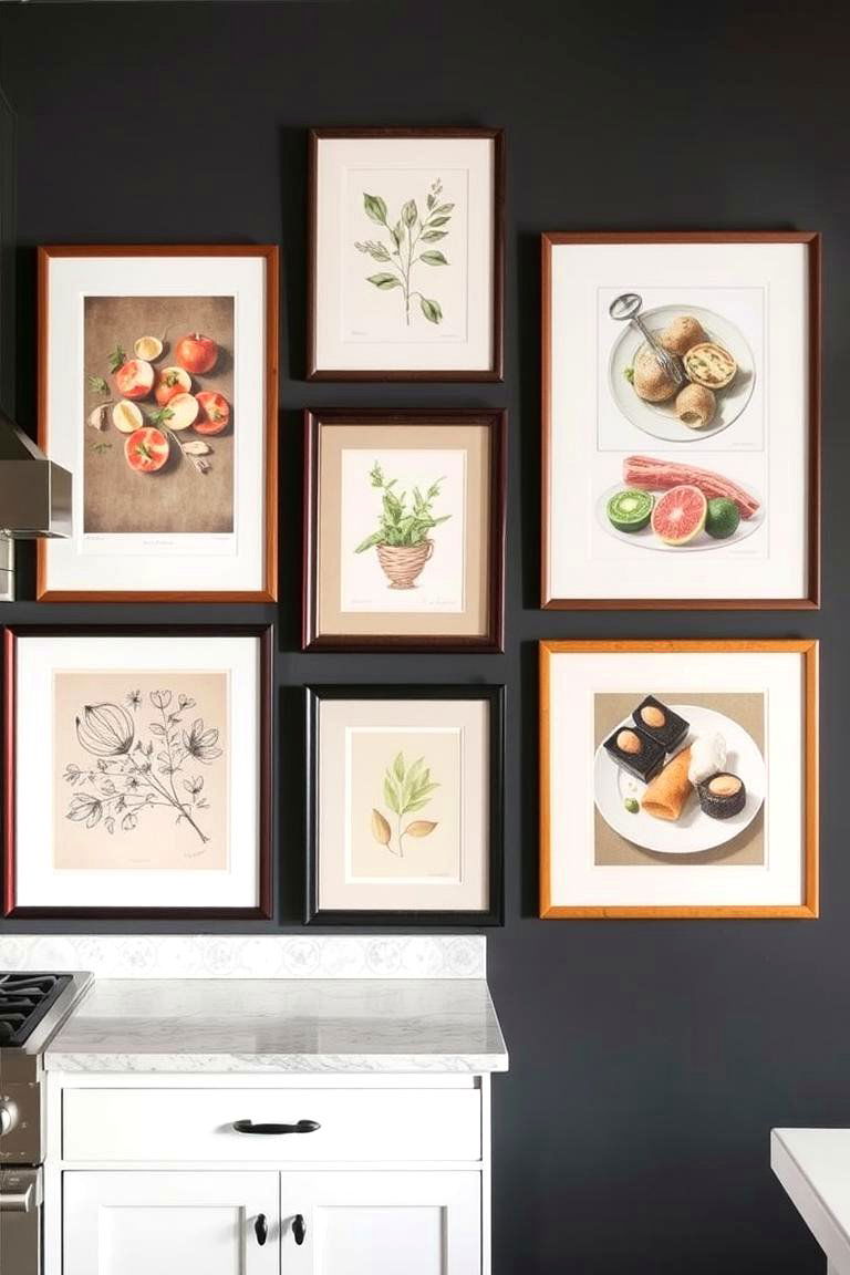 Framed Artwork - 24 Kitchen Wall Decor Ideas