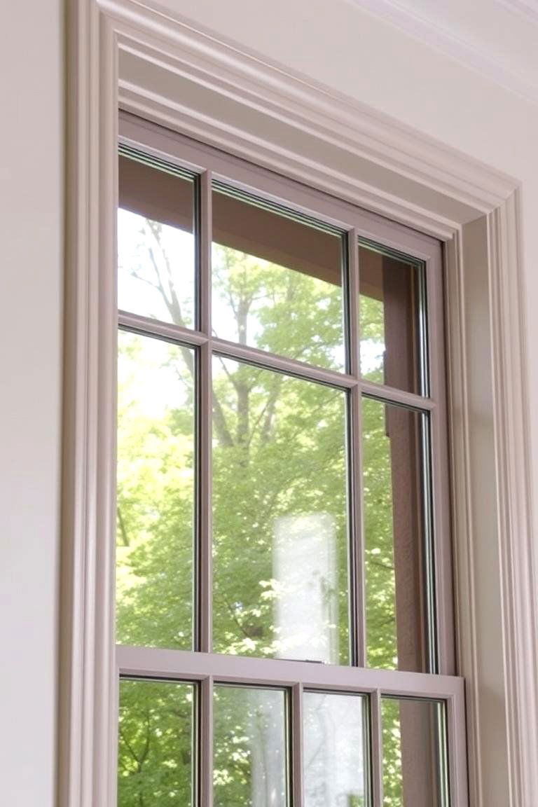 Framed Casement Windows for Added Sophistication - 24 Modern Window Trim Ideas
