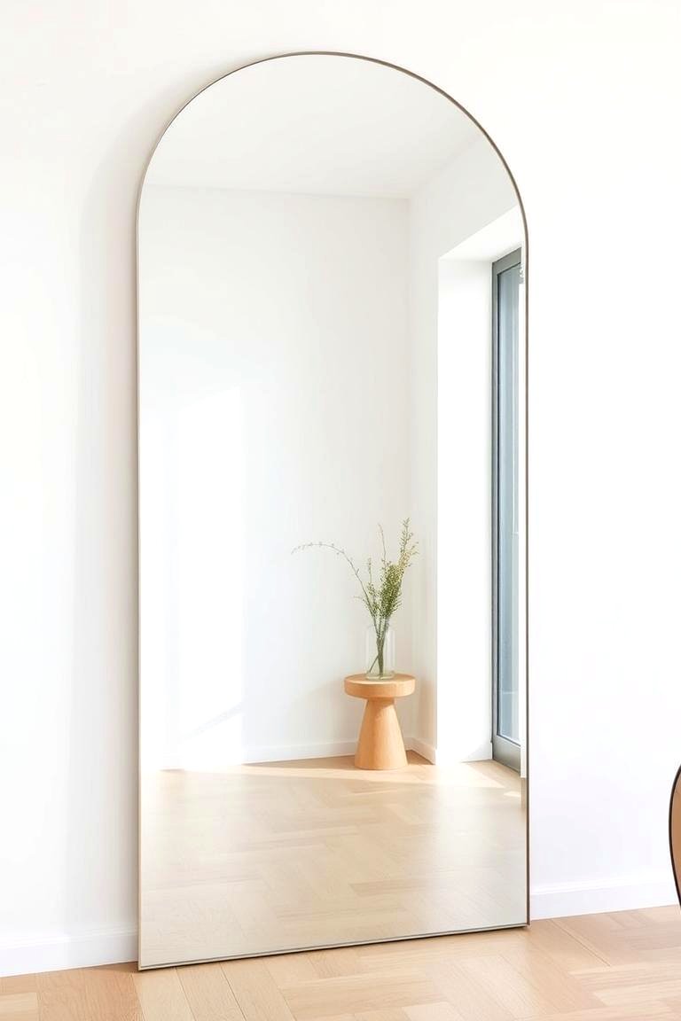 Frameless Contemporary Mirror - 24 Bedroom Mirror Ideas