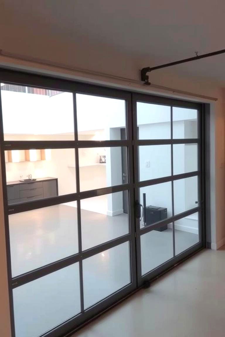 Frameless Glass Garage Door - 24 Fairy Garden Ideas