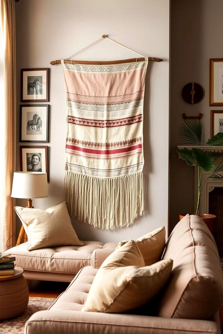 Framing Fabric Wall Hangings - 24 Gallery Wall Ideas