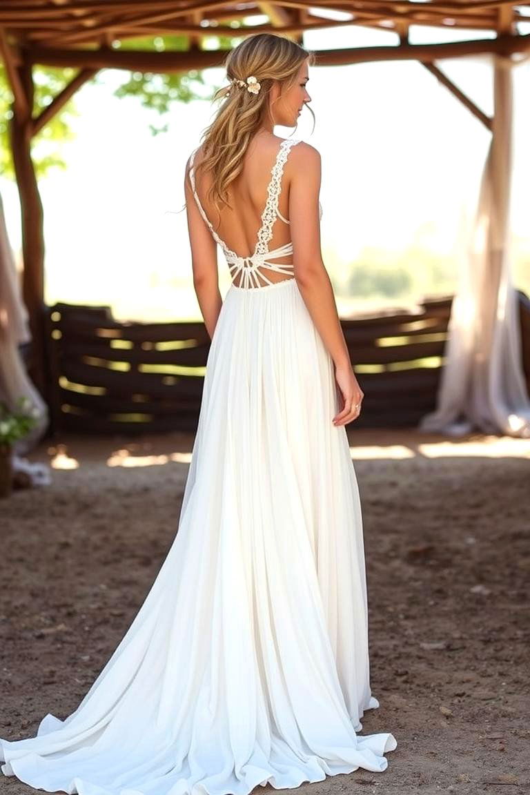 Free Spirited Dress Design - 24 boho wedding ideas