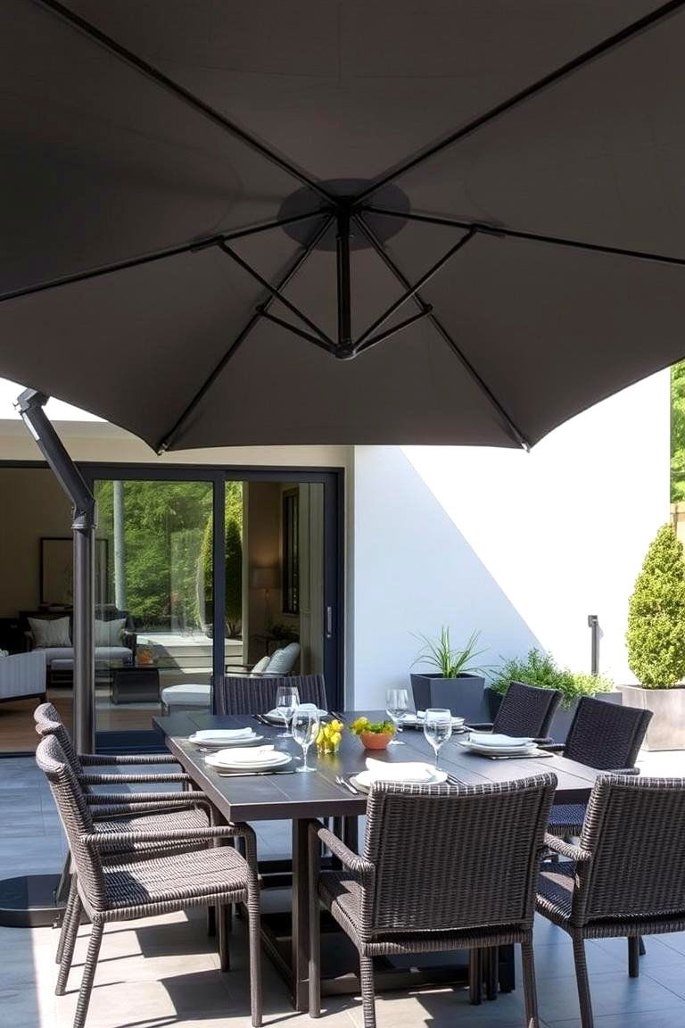 Freestanding Cantilever Umbrella - 24 Shade Ideas