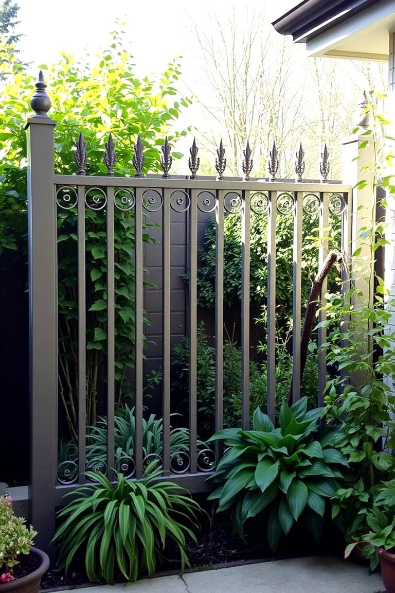Freestanding Garden Oasis - 24 Decorative Fence Ideas