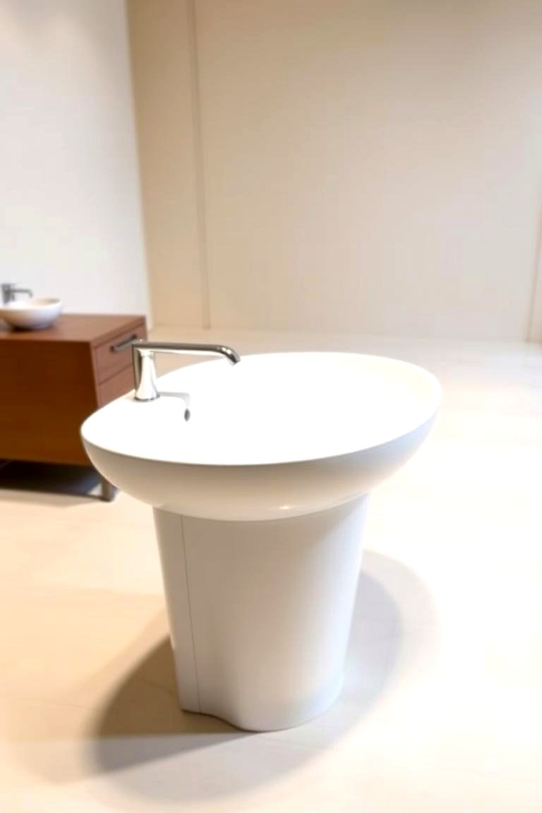 Freestanding Sink - 24 Bathroom Sink Ideas