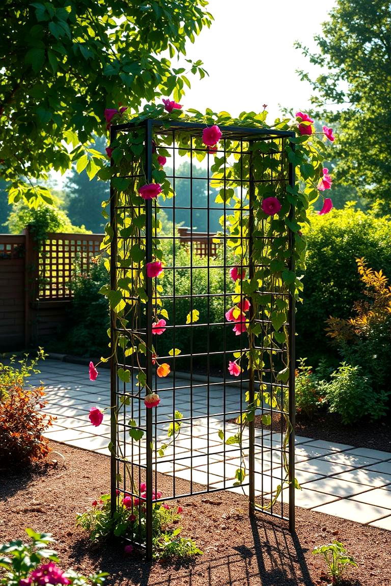 Freestanding Trellis - 24 Garden Trellis Ideas