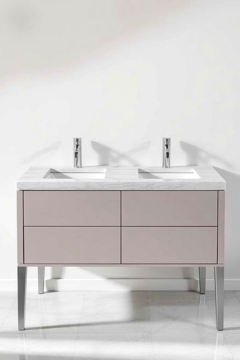 Freestanding Vanities - 24 luxury bathroom ideas