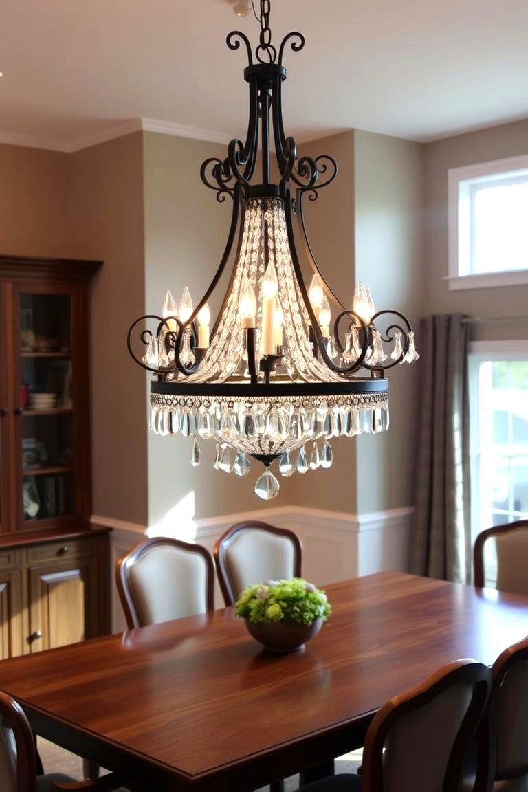 French Country Chandeliers - 24 French Country Dining Room Ideas