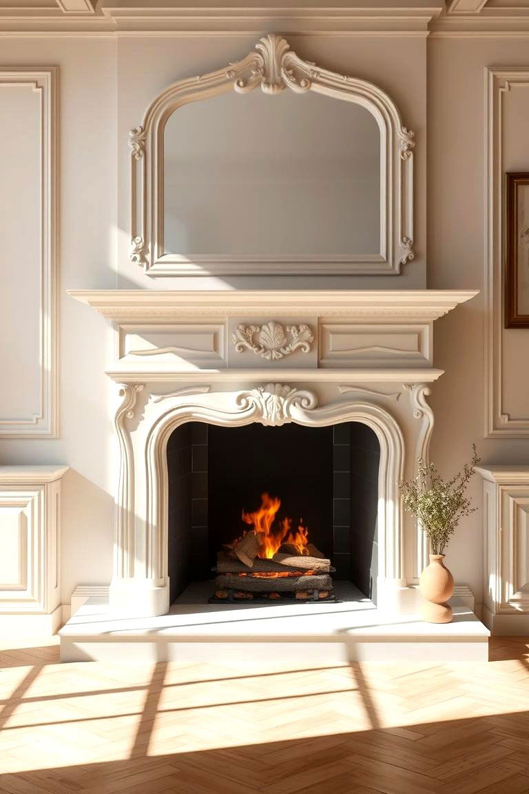 French Country Design - 24 Traditional Fireplaces
