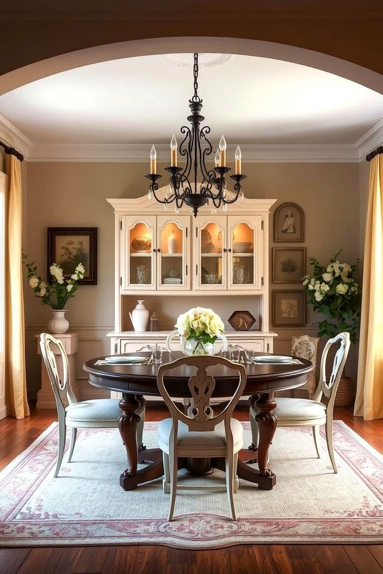 French Country Hutch - 24 Dining Room Hutch Ideas